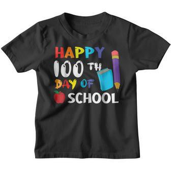 Teacher Student Happy 100Th Days 100 Days Of School Youth T-shirt - Thegiftio UK