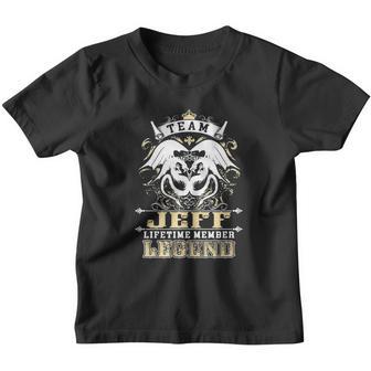 Team Jeff Lifetime Member Legend -Jeff T Shirt Jeff Hoodie Jeff Family Jeff Tee Jeff Name Jeff Lifestyle Jeff Shirt Jeff Names Youth T-shirt - Thegiftio UK
