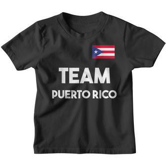 Team Puerto Rico 2021 Flag Summer Games Boricua Youth T-shirt - Thegiftio UK