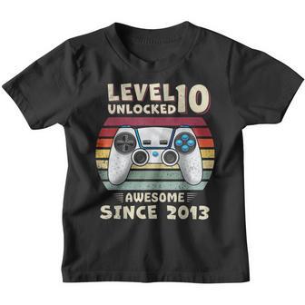 Ten 10Yr Bday Son Boy Funny Gamer 10Th 10 Year Old Birthday Youth T-shirt - Thegiftio UK