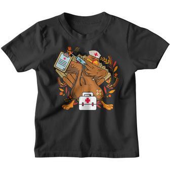 Thanksgiving Nurse Health Worker Nursing Cute Turkey Nurse Youth T-shirt - Thegiftio UK