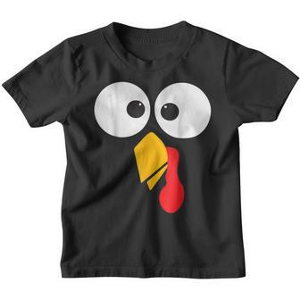 Thanksgiving Turkey Face Matching Family Costume Cute Kids V3 Youth T-shirt - Thegiftio UK