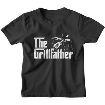 The Grillfather Bbq Grill & Smoker | Barbecue Chef Tshirt Youth T-shirt - Monsterry UK