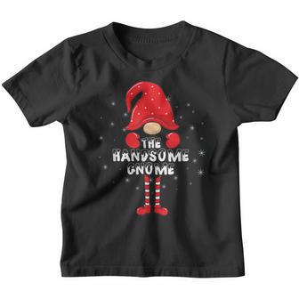 The Handsome Gnome Matching Family Christmas Youth T-shirt - Thegiftio UK