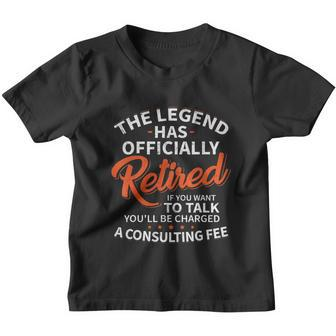 The Legend Has Retired Men Officer Officially Retirement Youth T-shirt - Monsterry DE