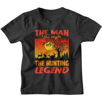 The Man The Myth The Hunting Legend Youth T-shirt - Monsterry UK