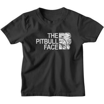 The Pitbull Face Funny Dog Pitbull Youth T-shirt - Thegiftio UK