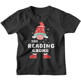 The Reading Gnome Matching Family Christmas Pajamas Youth T-shirt - Thegiftio UK