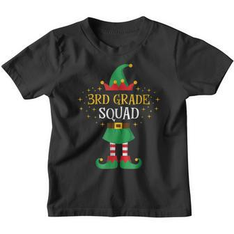 Third Grade Squad T Xmas 3Rd Grade Teaching School Youth T-shirt | Mazezy