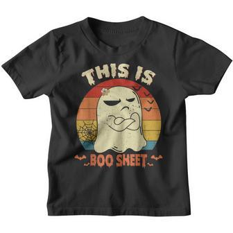 This Is Boo Sheet Ghost Retro Halloween Costume Men Women Youth T-shirt - Thegiftio UK