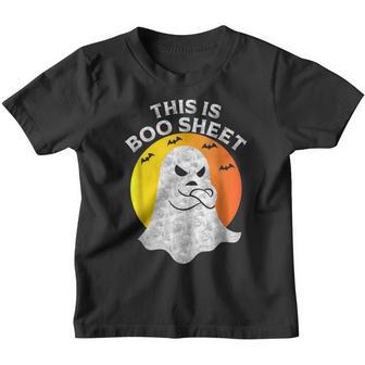 This Is Boo Sheet Ghost Retro Halloween Costume Men Women Youth T-shirt - Thegiftio UK