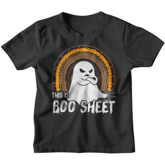 This Is Boo Sheet Ghost Retro Halloween Costume Men Women Youth T-shirt - Thegiftio UK