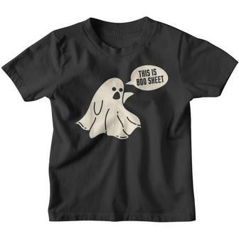 This Is Boo Sheet Ghost Scary Cute Halloween Youth T-shirt - Thegiftio UK