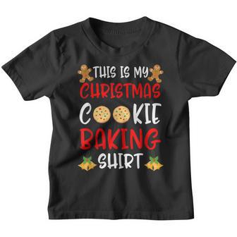 This Is My Christmas Cookie Baking Youth T-shirt - Thegiftio UK