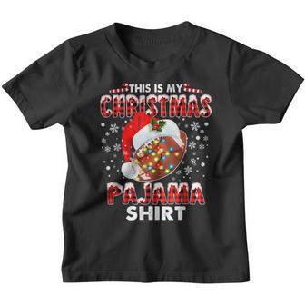 This Is My Christmas Pajama Football Boys Girls Men Youth T-shirt - Thegiftio UK