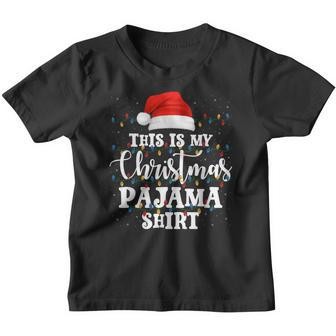 This Is My Christmas Pajama Funny Xmas Light Men Women Youth T-shirt - Thegiftio UK