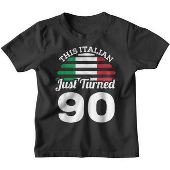 This Italian Just Turned 90 Italy 90Th Birthday Gag Gift Youth T-shirt - Thegiftio UK
