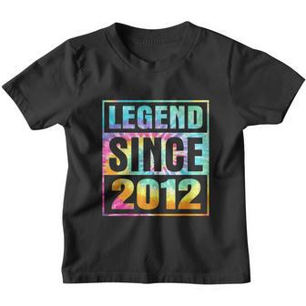 Tie Dye Legend Since 2012 10 Years Old Funny 10Th Birthday Youth T-shirt - Monsterry UK
