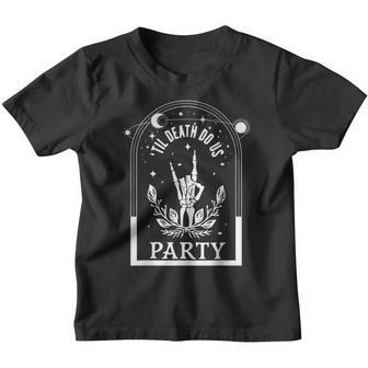 Til Death Do Us Party Bachelorette Matching Bridal Skeleton V3 Youth T-shirt - Thegiftio UK