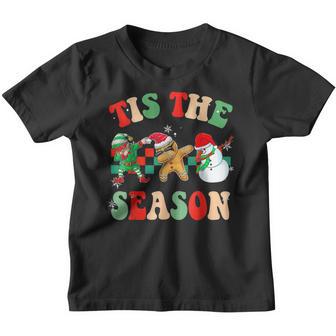 Tis The Season Christmas Funny Dabbing Friend Xmas Women Kid Youth T-shirt - Thegiftio UK
