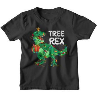Tree Rex Christmas Gifts For Boys Kids Dinosaur Pajamas Men Youth T-shirt - Thegiftio UK