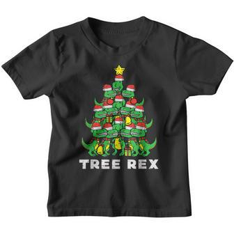 Tree Rex Dinosaurs Kids Xmas Toddler Boys Christmas Youth T-shirt - Thegiftio UK