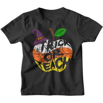 Trick Or Teach Funny Costume Teacher Halloween Youth T-shirt - Thegiftio UK