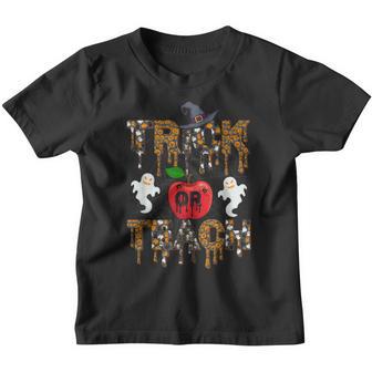 Trick Or Teach Funny Teacher Halloween Costume Men Women Youth T-shirt - Thegiftio UK