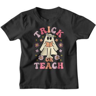 Trick Or Teach Funny Teacher Happy Halloween Costume Gifts Youth T-shirt - Thegiftio UK