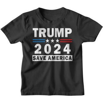 Trump 2024 Save America Dad-Dy Mom-My Boy Girl Youth T-shirt - Thegiftio UK