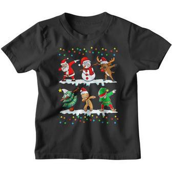 Ugly Christmas Christmas Santa Claus Snowman Boys Kids Xmas Youth T-shirt - Thegiftio UK
