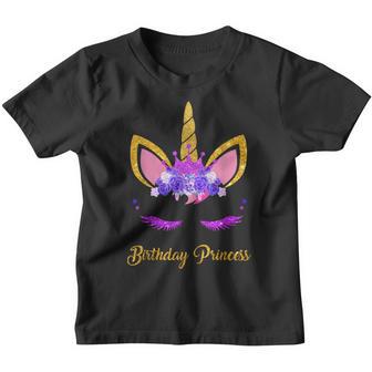 Unicorn Birthday Princess Birthday Girl Outfit Youth T-shirt - Thegiftio UK