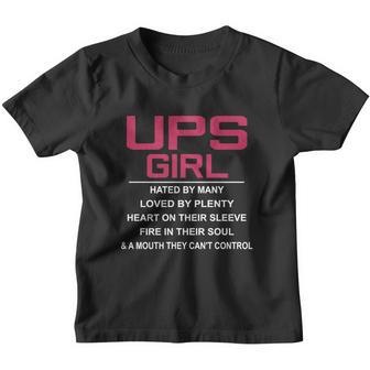 Ups Girl Loved By Plenty Youth T-shirt - Thegiftio UK