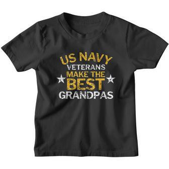 Us Navy Veterans Make The Best Grandpas V2 Youth T-shirt - Thegiftio UK