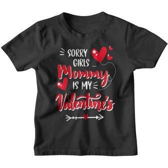 Valentines Day Boys Sorry Girls My Mommy Is My Valentine Youth T-shirt - Seseable