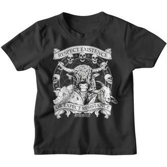 Vegan Respect Existence Or Expect Resistance Youth T-shirt - Thegiftio UK