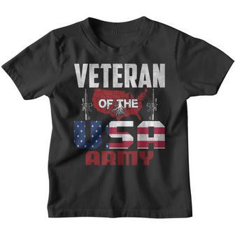 Veteran Of Us Army Veteran 2022 Flag Great Youth T-shirt - Thegiftio UK