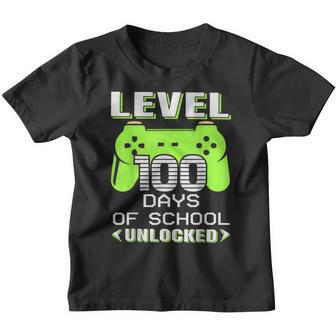 Video Gamer Student 100Th Day Teacher 100 Days Of School 1 Youth T-shirt - Seseable