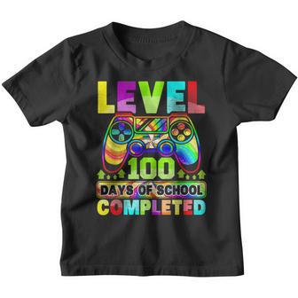 Video Gamer Student 100Th Day Teacher 100 Days Of School V5 Youth T-shirt - Thegiftio UK
