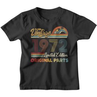 Vintage 1972 Limited Edition Original Parts Youth T-shirt - Thegiftio UK