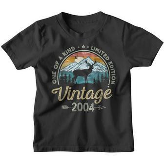 Vintage 2004 Limited Edition Deer 18 Year Old Gifts 18 Bday Youth T-shirt - Thegiftio UK