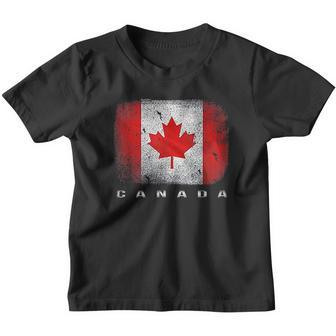 Vintage Canada Canadian Flag V2 Youth T-shirt - Thegiftio UK