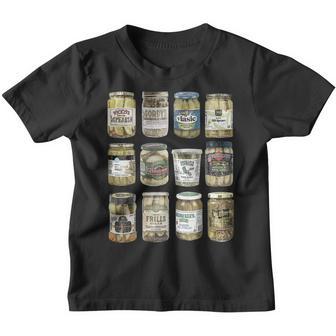 Vintage Canned Pickles Funny Pickle Lovers Youth T-shirt - Thegiftio UK