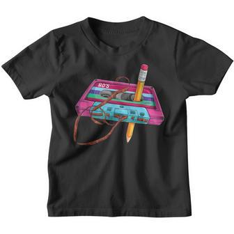 Vintage Cassette Tape Pencil 70S 80S 90S Music Mixtape Youth T-shirt - Thegiftio UK