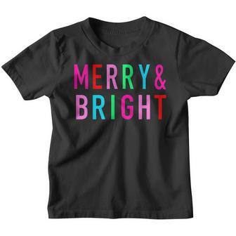 Vintage Retro Merry Xmas Bright Christmas Men Women Kids V5 Youth T-shirt - Thegiftio UK