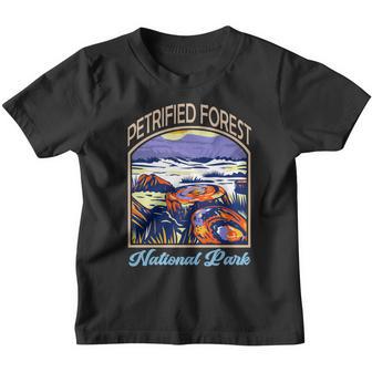 Vintage Retro Petrified Forest National Park Travel Adventure Youth T-shirt - Thegiftio UK