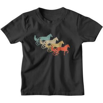 Vintage Retro Style Horses Harness Racing Equitation Youth T-shirt - Thegiftio UK