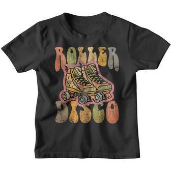 Vintage Roller Disco Themed Seventies Costume Skaters Youth T-shirt - Thegiftio UK