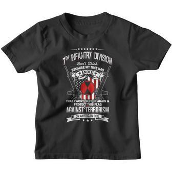 Vintage T-Shirt 7Th Infantry Division Veteran Youth T-shirt - Thegiftio UK