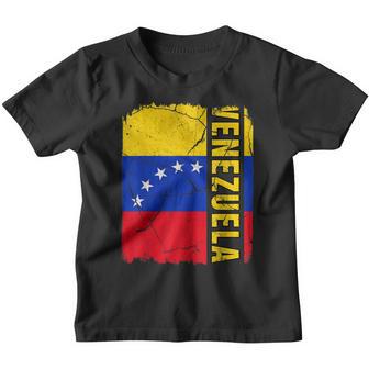 Vintage Venezuelan Flag Venezuela Pride Roots Heritage Gift Youth T-shirt - Thegiftio UK